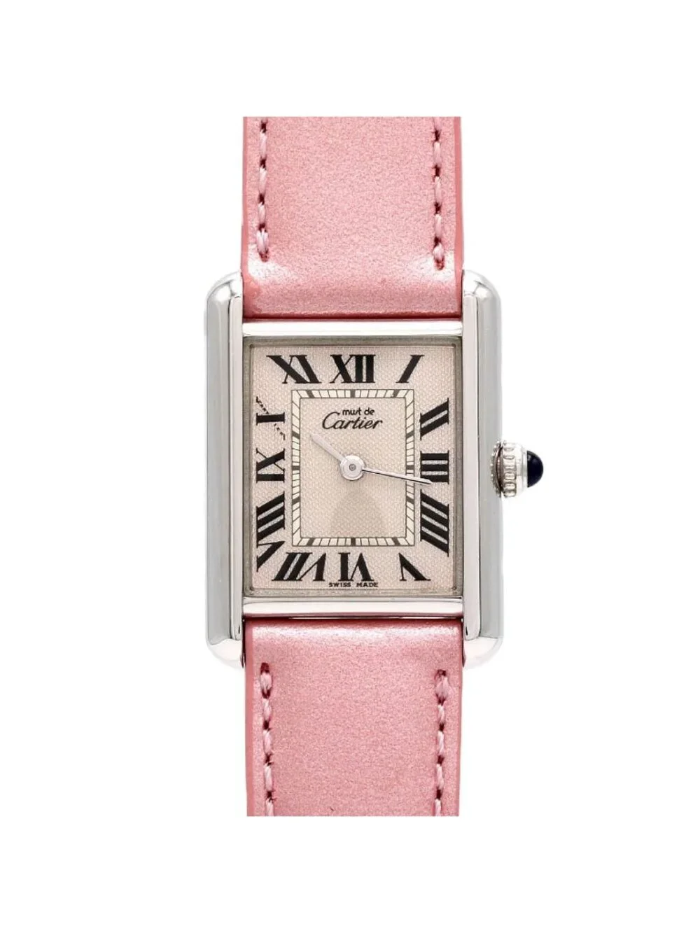 Cartier Must Tank SM Limited Silver Quartz Watch